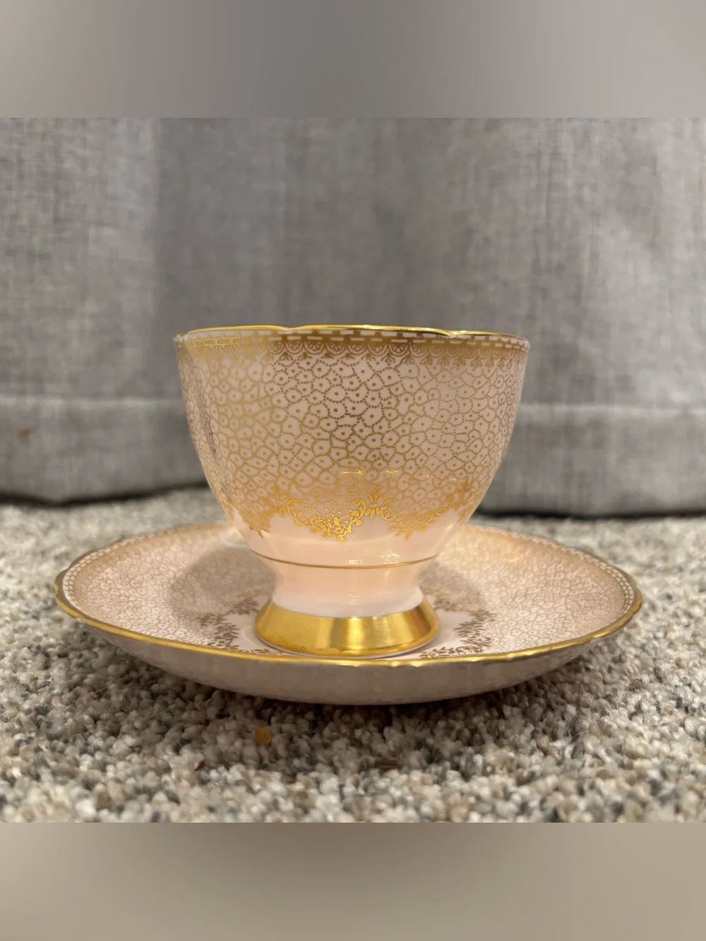 Vintage Tuscan Fine English Bone China Made in England Teacup & Saucer Set